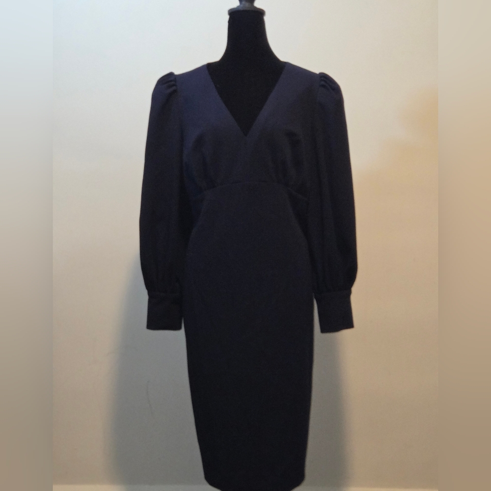 Calvin Klein Dark Blue Long Sleeve Dress